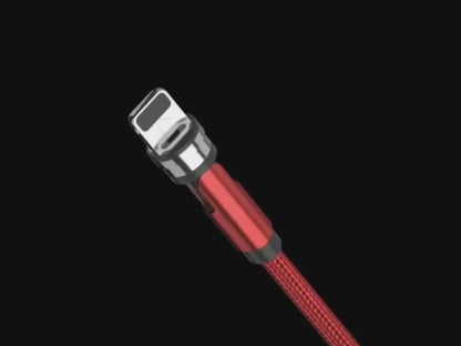 Aikoff MagLink™ Magnetic Charging Cable | 540° Rotation | Fast Charge | Durable Nylon Braided Cord